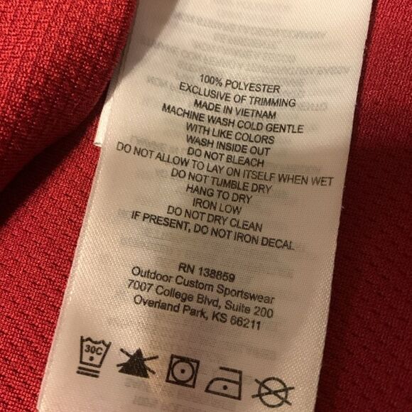 Columbia Golf Size Small Burgundy quarter zip Athletic Jacket - Picture 4 of 7